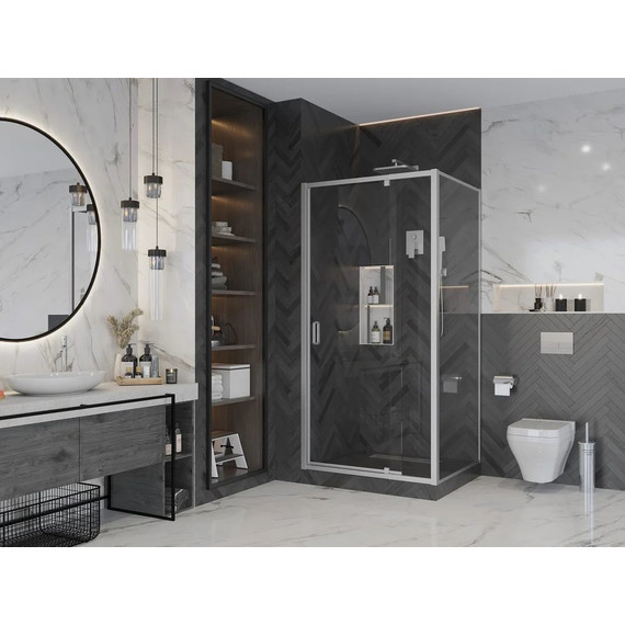 Душевое ограждение Ambassador Elysium 80x90 см 111021102KX-90KX, хром/прозрачное - фото 3