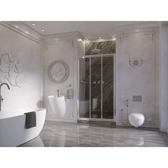 Душевая дверь Ambassador Forsa 130 см 17021104NX, хром/прозрачное - фото 3