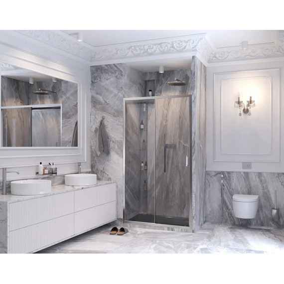 Душевая дверь Ambassador Forsa 110 см 17021117AX, хром/прозрачное - фото 2