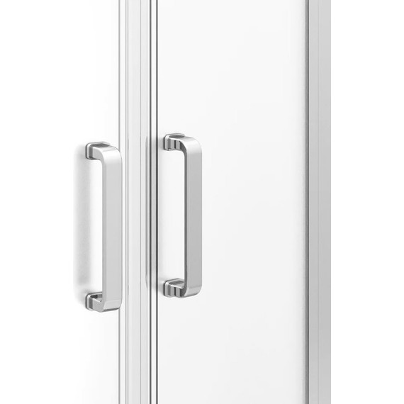 Душевое ограждение Ambassador Royal 100x100 см 18015105, хром/белое - фото 5