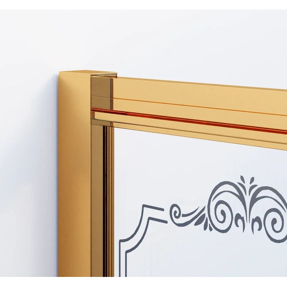 Душевое ограждение Ambassador Royal 120x90 см 18015302, золото/белое - фото 4