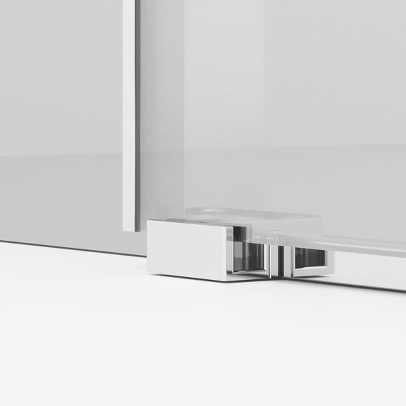 Душевая дверь Ambassador Benefit 140 см 19021103HX (стекло 8 мм) хром/прозрачное - фото 4