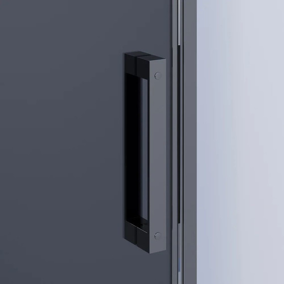 Душевая дверь Ambassador Benefit 150 см 19022204HBB (стекло 8 мм) чёрный/тонированное - фото 5