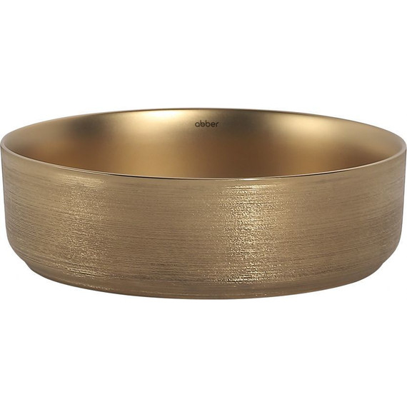 Раковина-чаша Abber Bequem 40 см AC2109BGM, золото матовое - фото 2