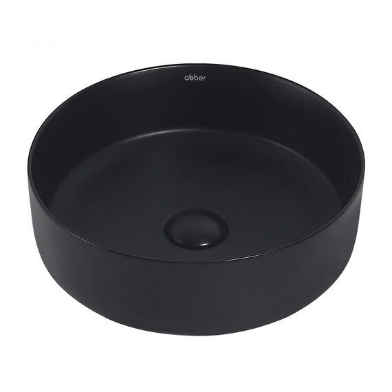 Раковина-чаша Abber Bequem 36 см AC2108MB, черный матовый - фото 