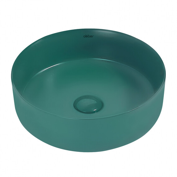 Раковина-чаша Abber Bequem 36 см AC2108MBG, темно-зеленый матовый - фото 