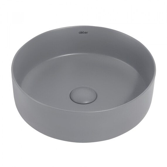 Раковина-чаша Abber Bequem 36 см AC2108MG, серый матовый - фото 