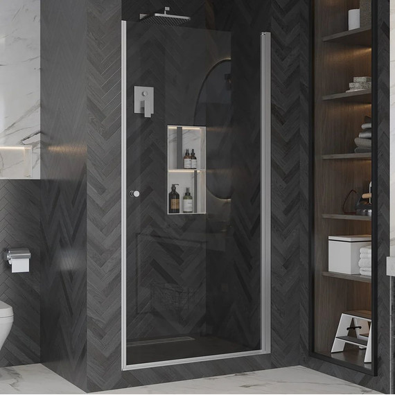 Душевая дверь Ambassador Elysium 90 см 111011110CX (стекло 8 мм) хром/прозрачное - фото 2