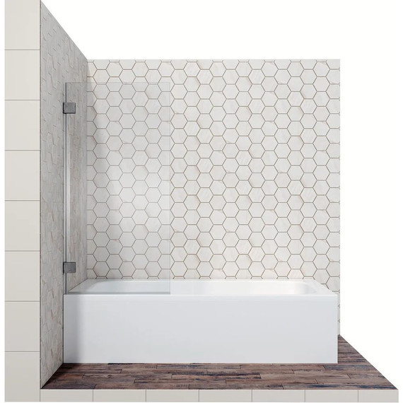 Шторка для ванны Ambassador Bath Screens 700х1400 мм 16041101, хром/прозрачное - фото 