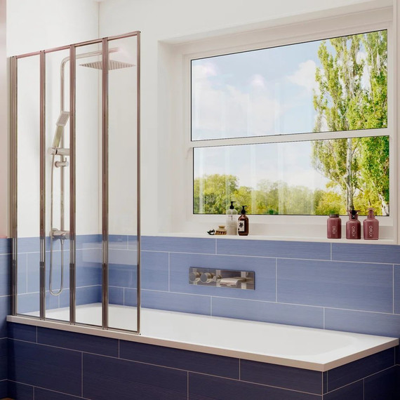 Шторка для ванны Ambassador Bath Screens 1000х1400 мм 16041111L L, хром/прозрачное - фото 2