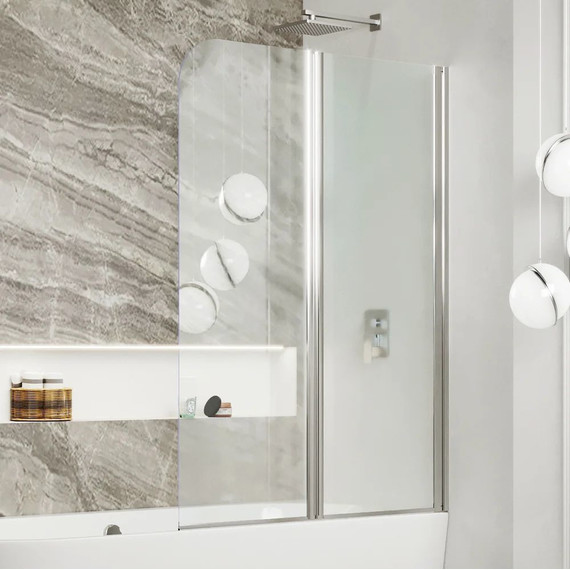 Шторка для ванны Ambassador Bath Screens 1000х1400 мм 16041119, хром/прозрачное - фото 2