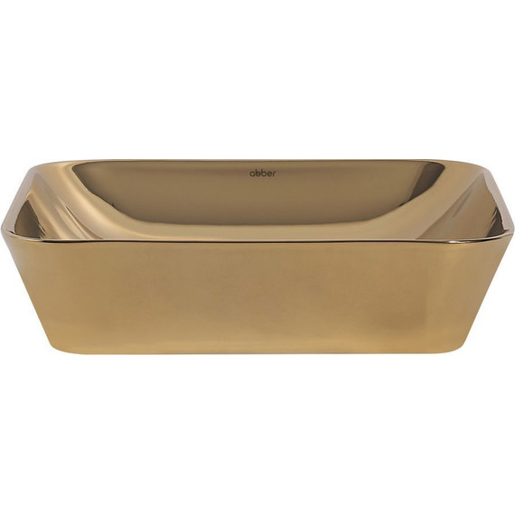 Раковина-чаша Abber Rechteck 43 см AC2205GG, золото - фото 2