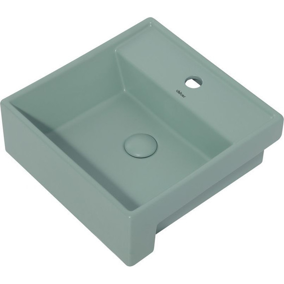 Раковина-чаша Abber Rechteck 41 см AC2208MCG, светло-зеленый матовый - фото 2