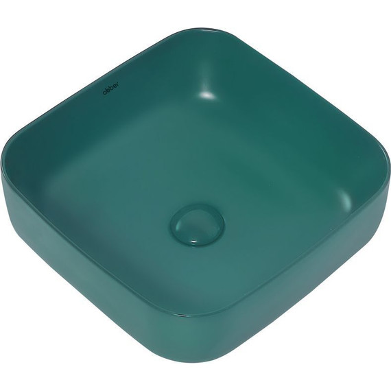 Раковина-чаша Abber Rechteck 38 см AC2211MBG, темно-зеленый матовый - фото 2