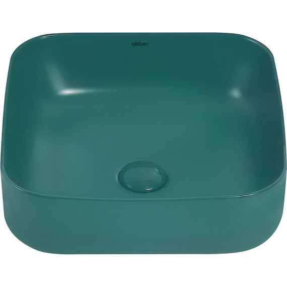 Раковина-чаша Abber Rechteck 38 см AC2211MBG, темно-зеленый матовый - фото 3