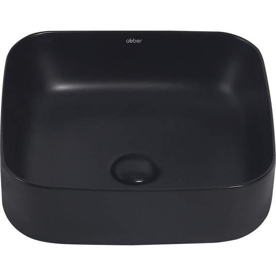 Раковина-чаша Abber Rechteck 38 см AC2211MB, черный матовый - фото 2