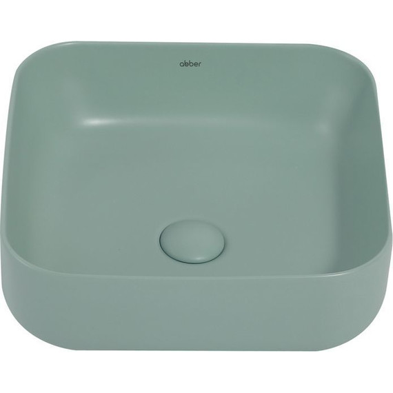 Раковина-чаша Abber Rechteck 38 см AC2211MCG, светло-зеленый матовый - фото 2
