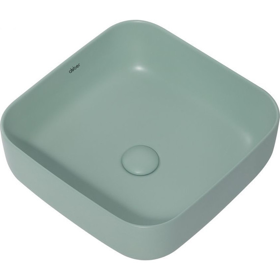 Раковина-чаша Abber Rechteck 38 см AC2211MCG, светло-зеленый матовый - фото 4