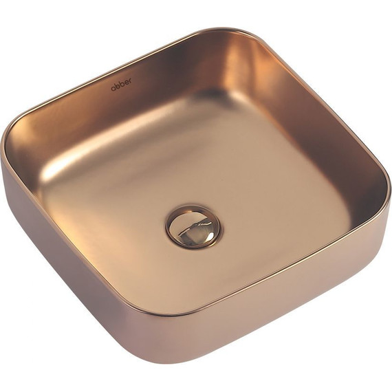 Раковина-чаша Abber Rechteck 38 см AC2211MRG, розовое золото матовое - фото 3