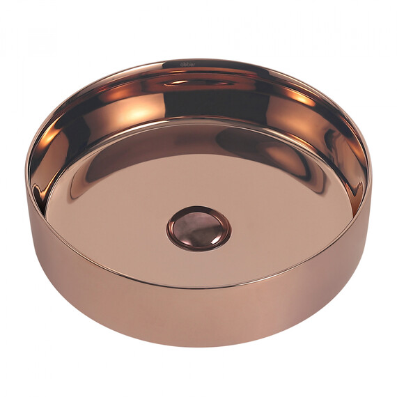 Раковина-чаша Abber Bequem 40 см AC2109RG, розовое золото - фото 
