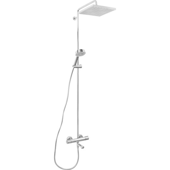 Душевая стойка с термостатом Jacob Delafon Atom E26238-CP - фото 