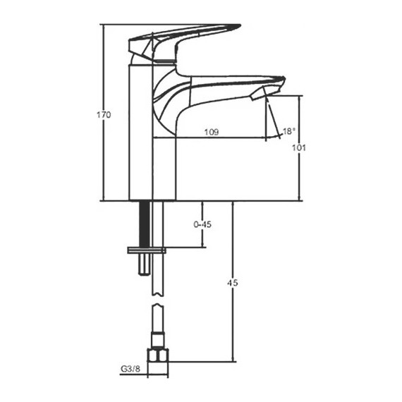 Смеситель для раковины Jacob Delafon Elite E32908-CP - фото 4