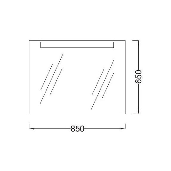 Зеркало Jacob Delafon Presquile Led 85 см EB1109-NF - фото 2