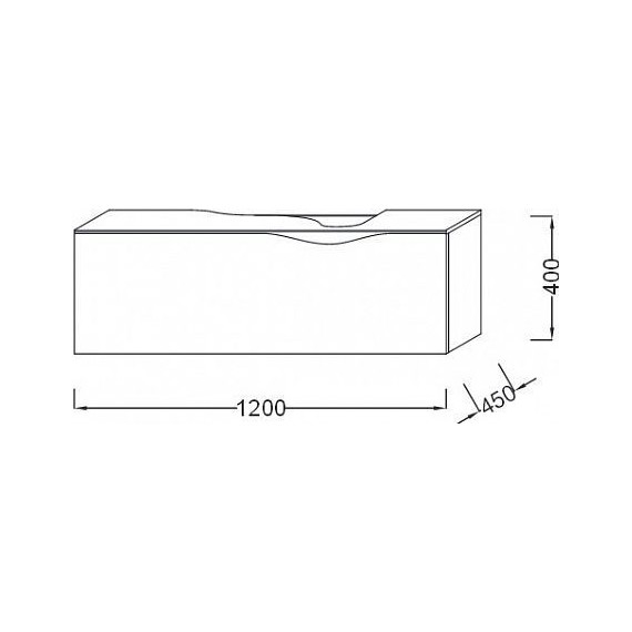 Тумба подвесная с раковиной Jacob Delafon Stillness 120 см EB2000-P6, натуральный дуб - фото 5