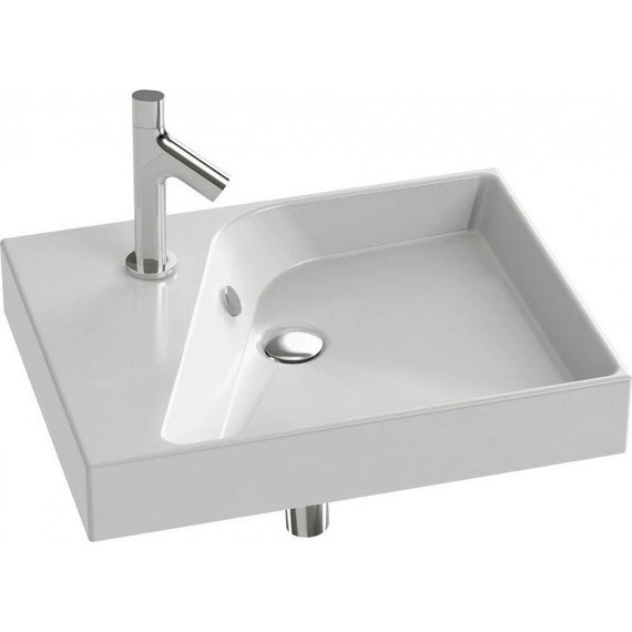 Тумба подвесная с раковиной Jacob Delafon Rythmik 60 см EB1301-E10, квебекский дуб - фото 2