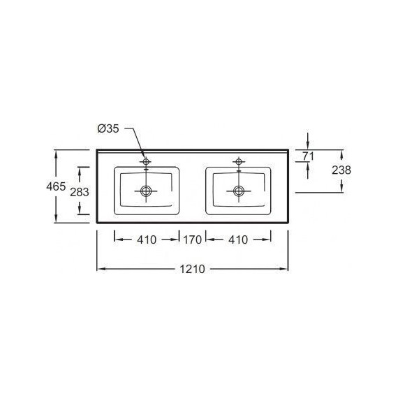 Тумба подвесная с раковиной Jacob Delafon Tolbiac 120 см EB2384-E75, дуб давос натуральный - фото 4