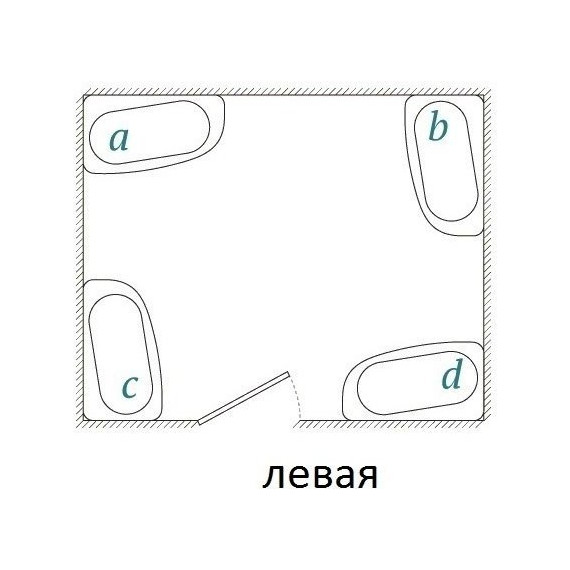 Гидробокс LORANTO CS-007-2L 135х85 см, хром/тонированное - фото 2