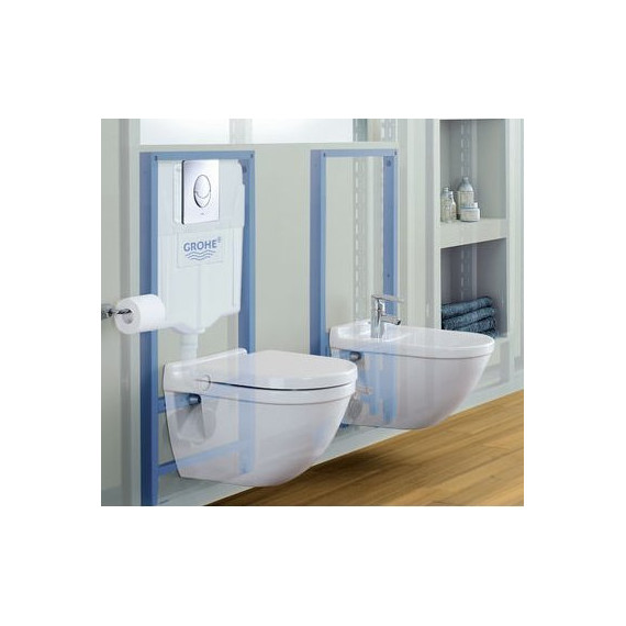 Инсталляция для унитаза Grohe Rapid SL 38721001 с панелью смыва Skate Air, хром - фото 4