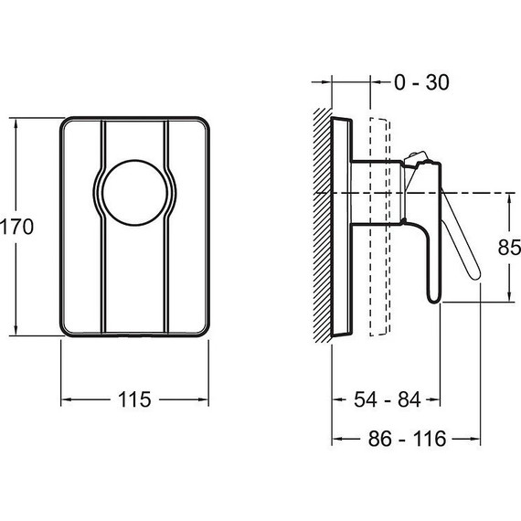 Смеситель для душа Jacob Delafon Singulier E98708-CP - фото 2