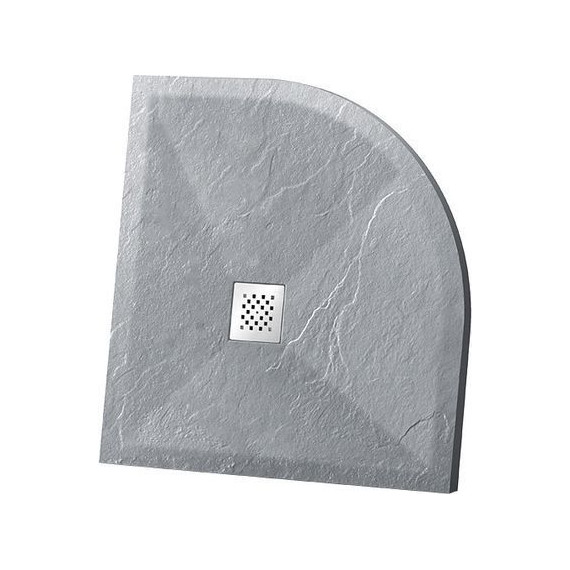 Поддон каменный Vincea 90х90 см VST-4SQ9090G, серый - фото 3