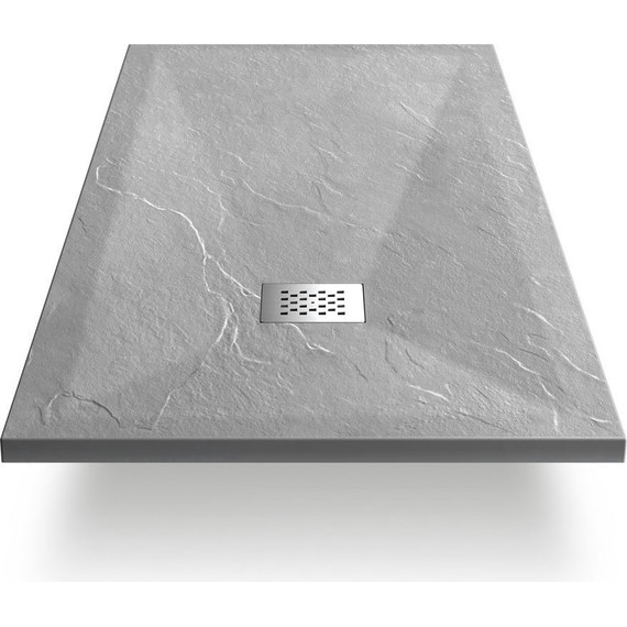 Поддон каменный Vincea 100х80 см VST-4SR8010G, серый - фото 3