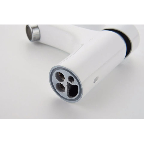 Смеситель для раковины Ledeme L1003W, белый - фото 6