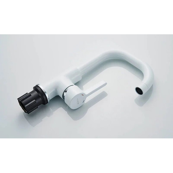 Смеситель для раковины Ledeme L1099W, белый - фото 3