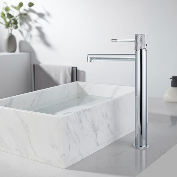 Смеситель для раковины высокий Vincea Desire VBF-1D2CH - фото 4