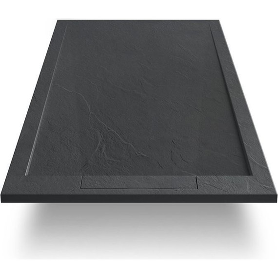 Поддон каменный Vincea 100х80 см VST-4SRL8010A, антрацит - фото 2
