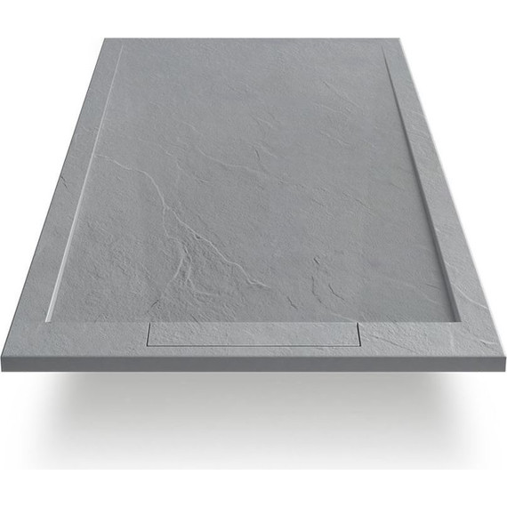 Поддон каменный Vincea 100х80 см VST-4SRL8010G, серый - фото 2