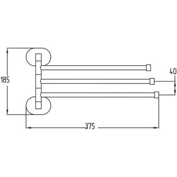 Держатель для полотенца Potato P2913 - фото 7