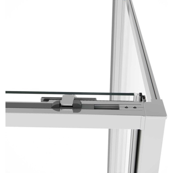 Душевое ограждение Vincea Slim Soft 130х100 см VSR-1SS1013CL, хром/прозрачное - фото 3