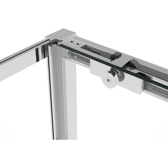 Душевое ограждение Vincea Slim Soft 130х80 см VSR-1SS8013CL, хром/прозрачное - фото 8