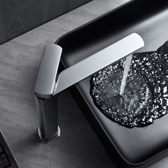 Смеситель для раковины высокий Vincea Next VBF-1N2CH - фото 3