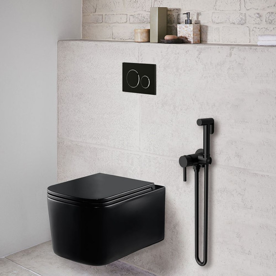 Набор для гигиенического душа Vincea VHFW-101MB, черный матовый - фото 2