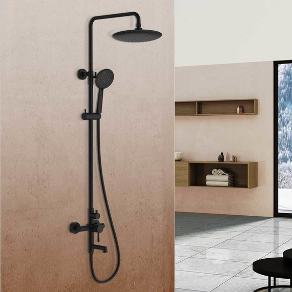 Душевая стойка Vincea Desire VSFS-1D1MB, черный матовый - фото 2