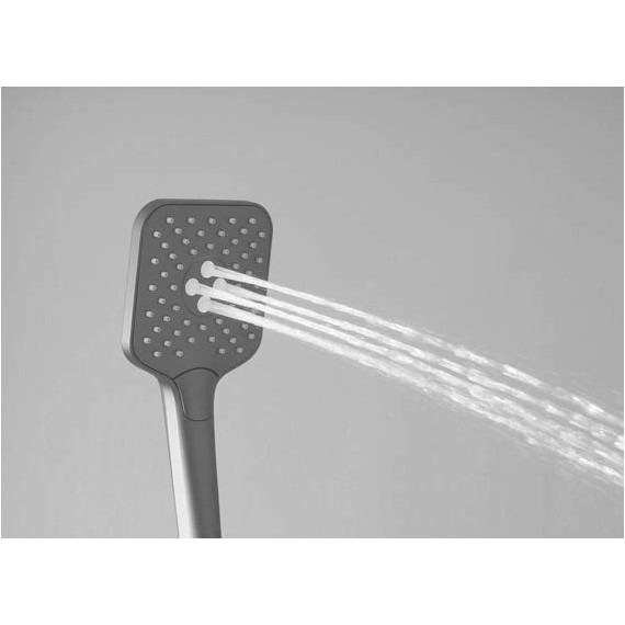 Душевая стойка с термостатом Vincea Next VSFS-1N0TMB, черный матовый - фото 9