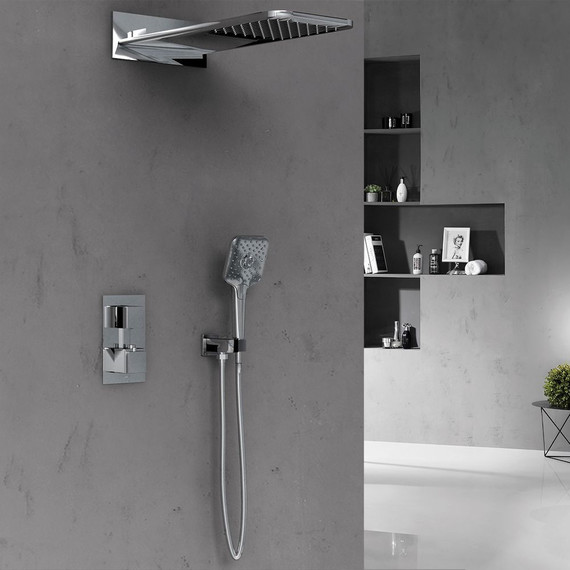 Душевая система для душа с термостатом Vincea VSFW-103TCH - фото 2