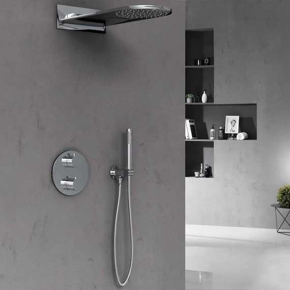 Душевая система для душа с термостатом Vincea VSFW-104TCH - фото 2