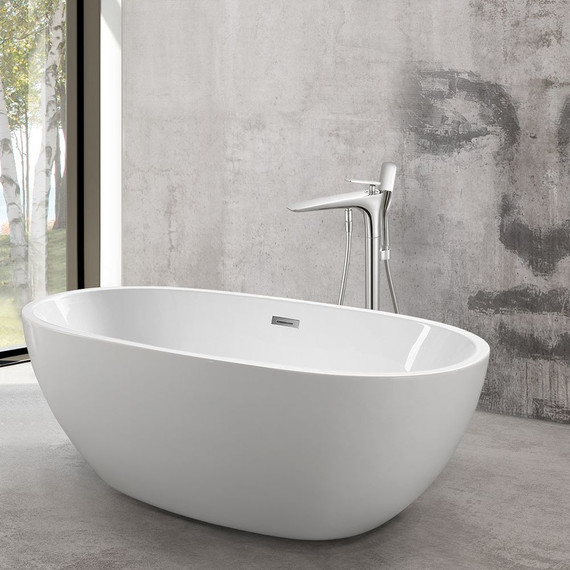 Смеситель для ванны Vincea VTF-102CH - фото 3